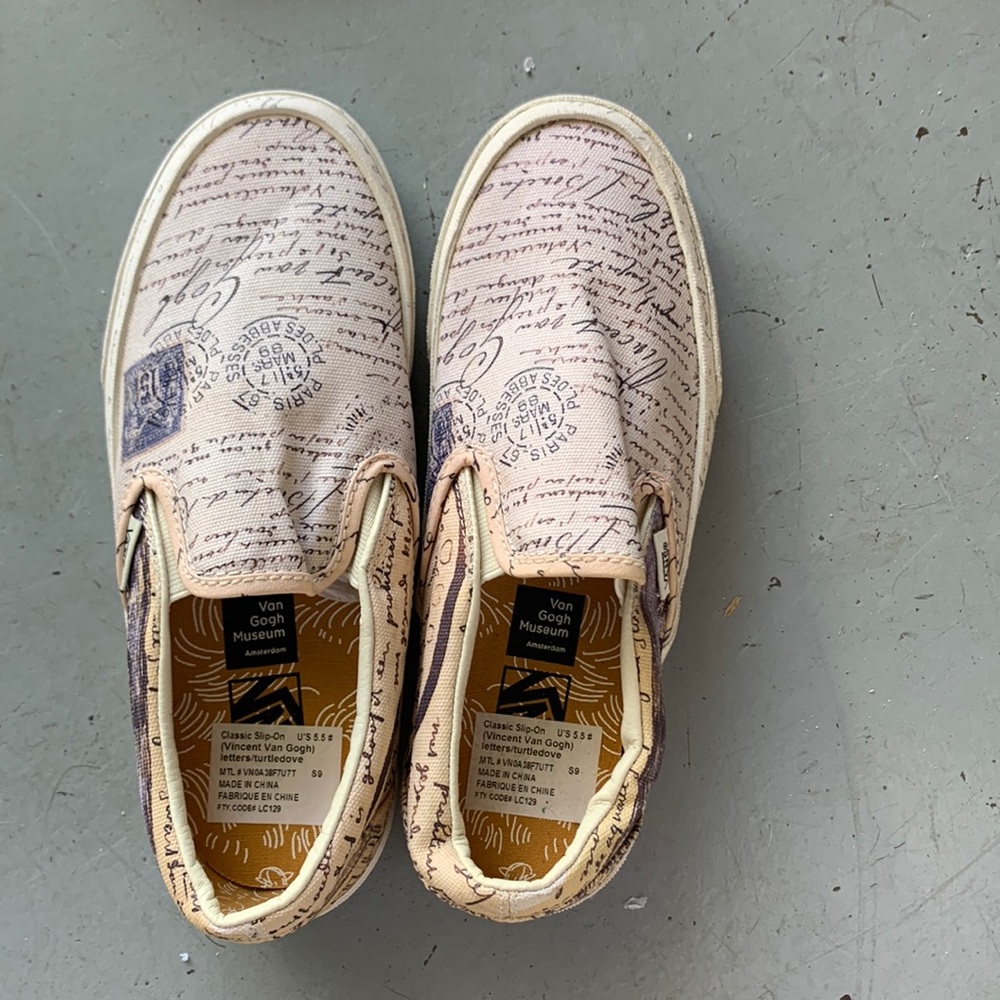 RARE brand new Vans Van Gogh Slip Ons